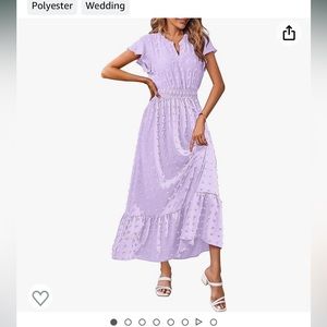 Lavender Amazon max dress. New with tags size XL.
